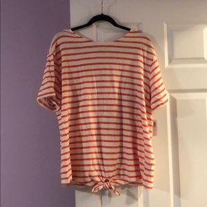 Women’s tie front shirt